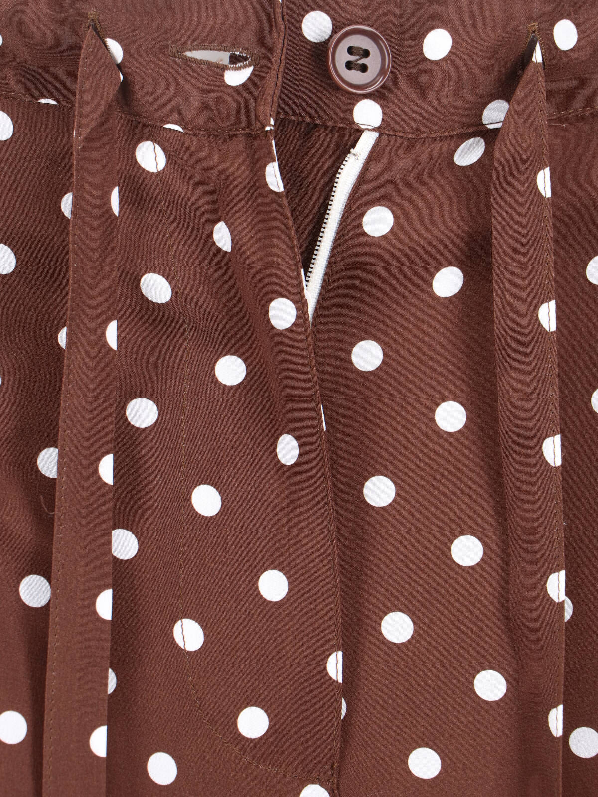 Parosh Trousers Brown Silk