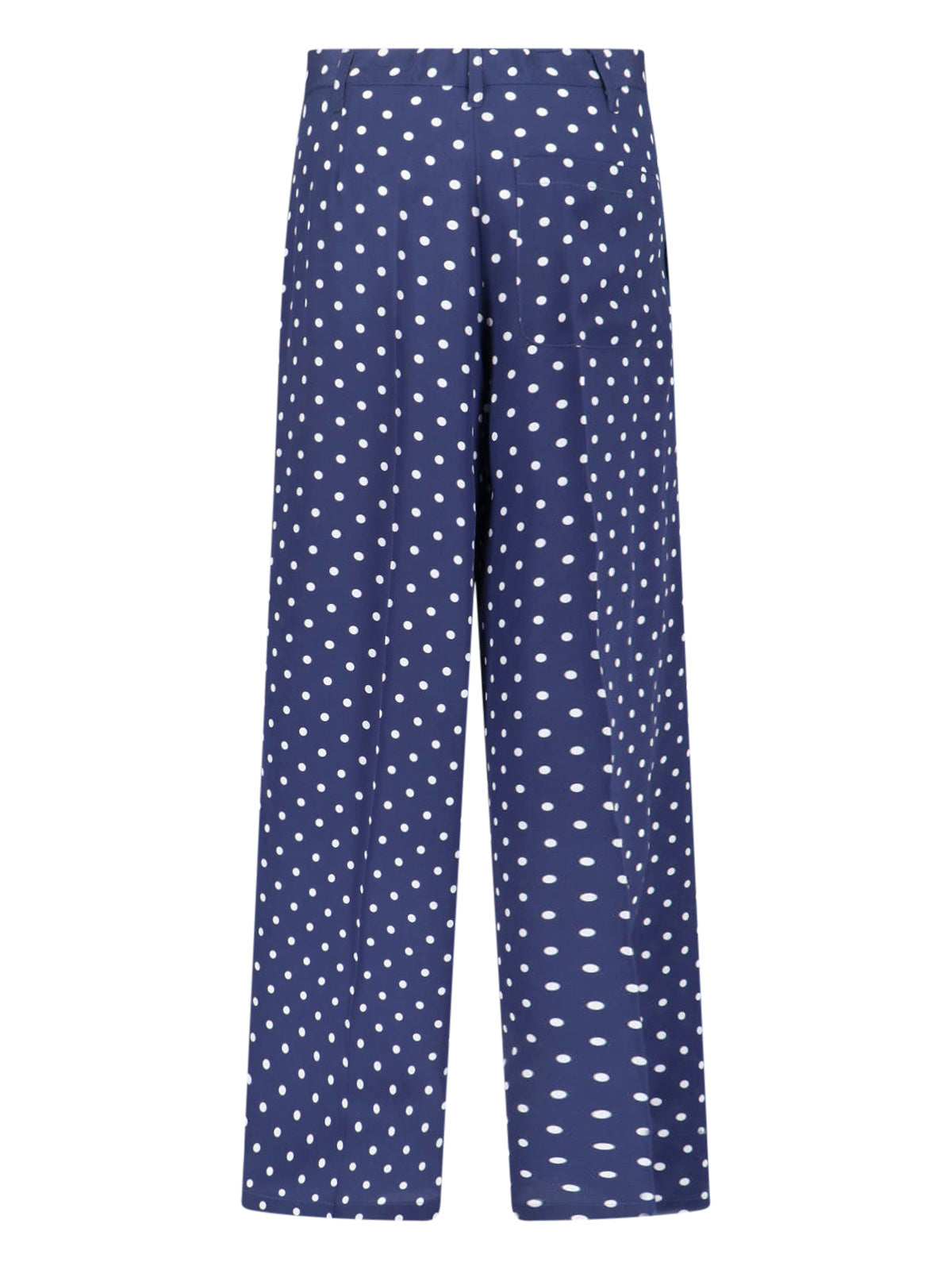 Parosh Trousers Blue Silk