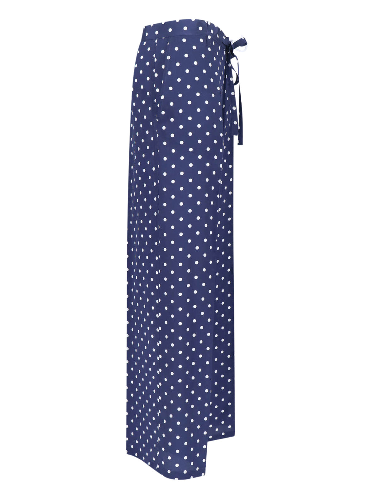 Parosh Trousers Blue Silk