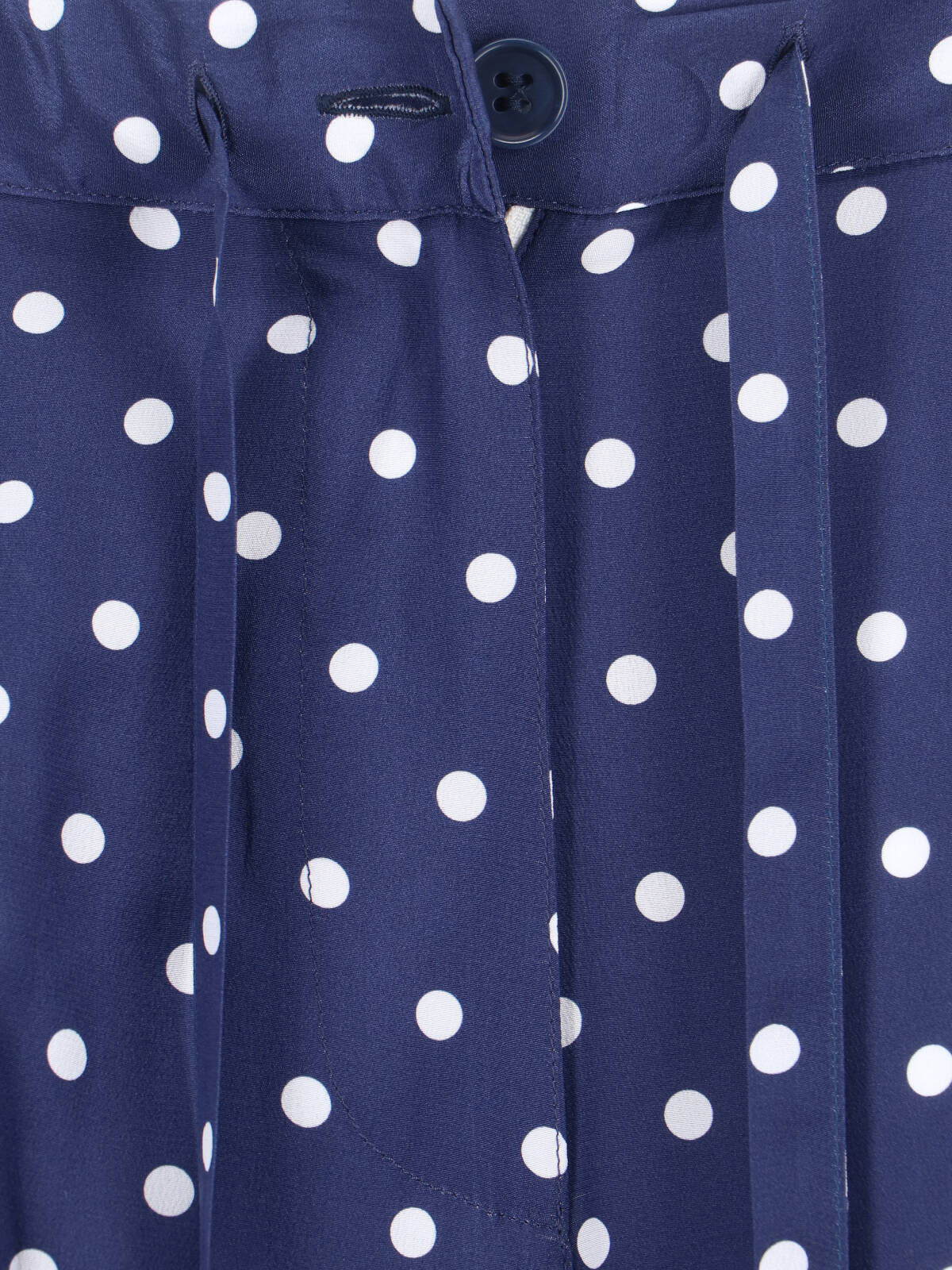 Parosh Trousers Blue Silk