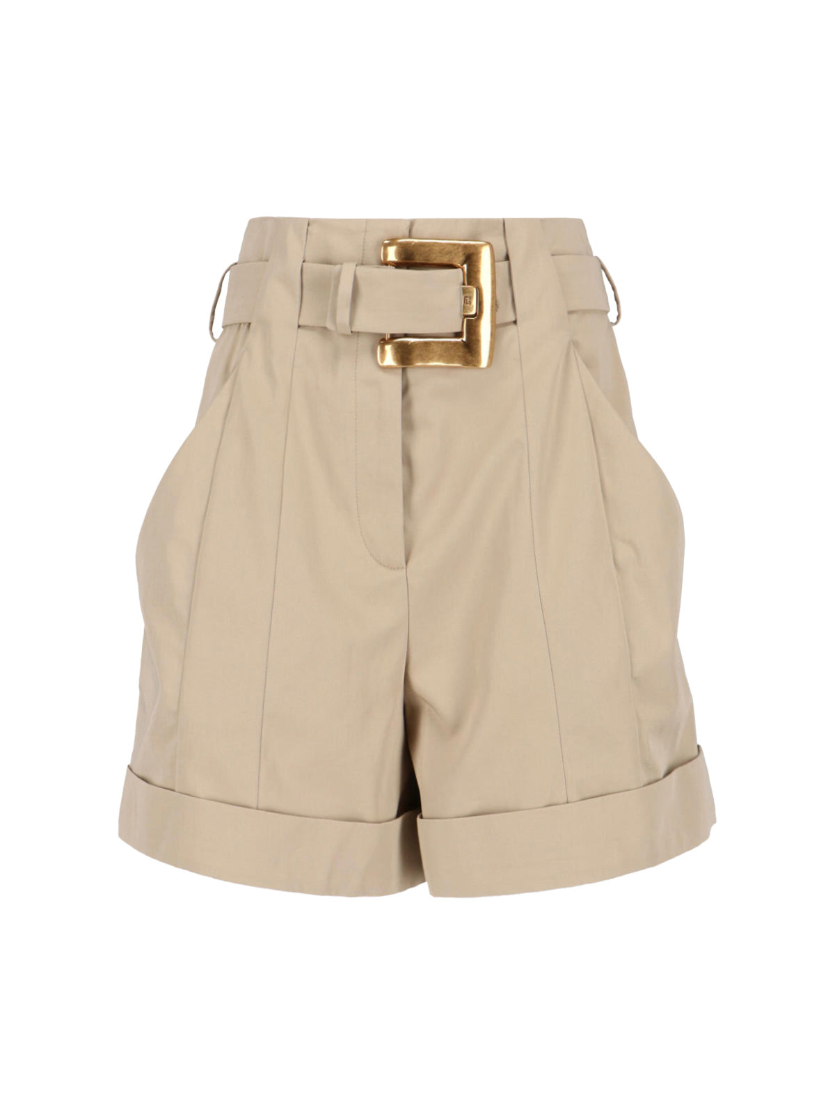 Balmain Trousers Beige Cotton