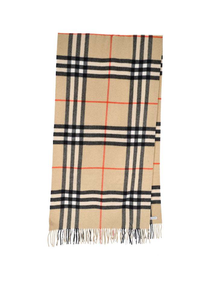 Burberry Scarfs Beige Cashmere