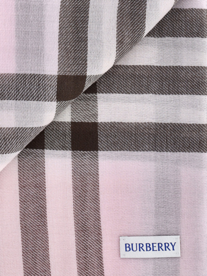 Burberry Scarfs Pink Wool