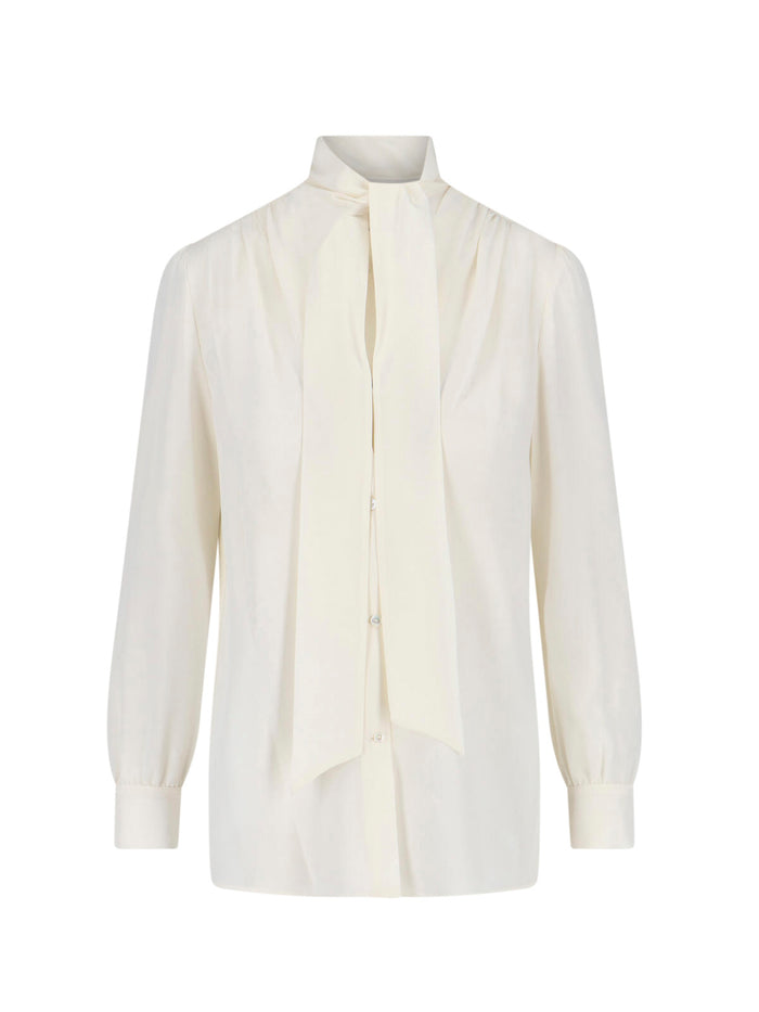 Nili Lotan Shirts White Silk