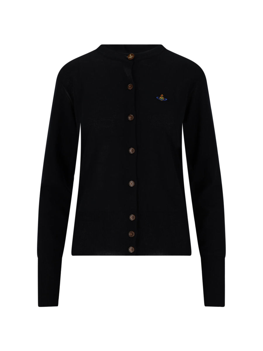 Vivienne Westwood 100% Cotton cardigan in black