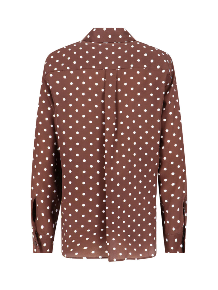 Parosh Shirts Brown Silk
