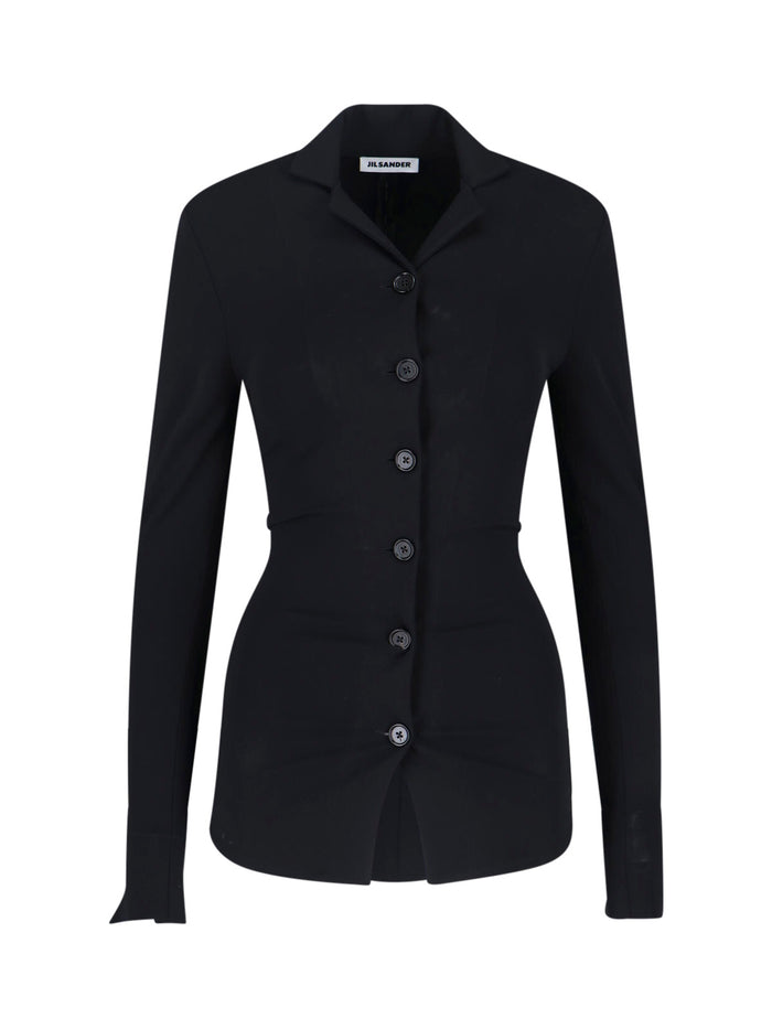 Jil Sander Shirts Black Viscose