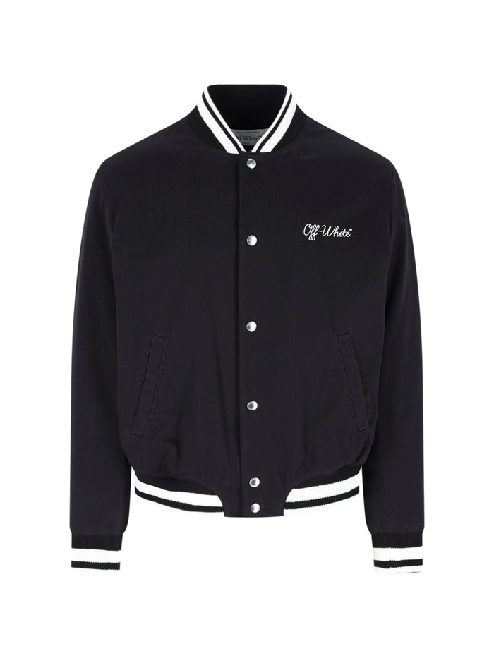 Off-White Jackets Black Cotton