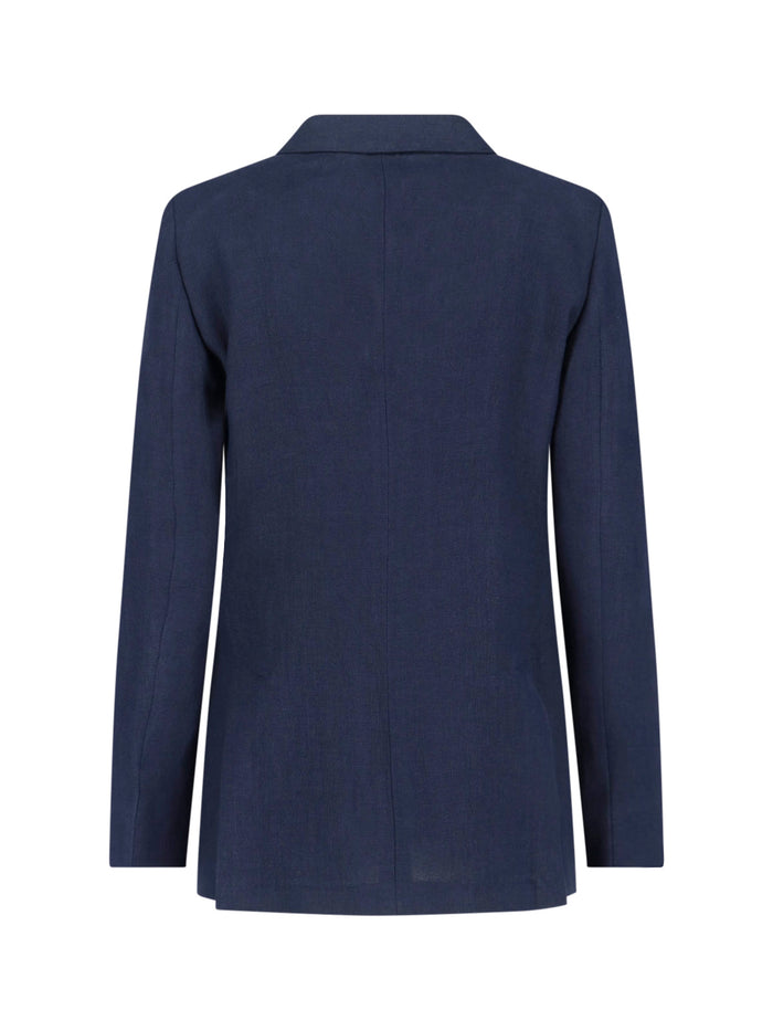 Lardini Jackets Blue Linen