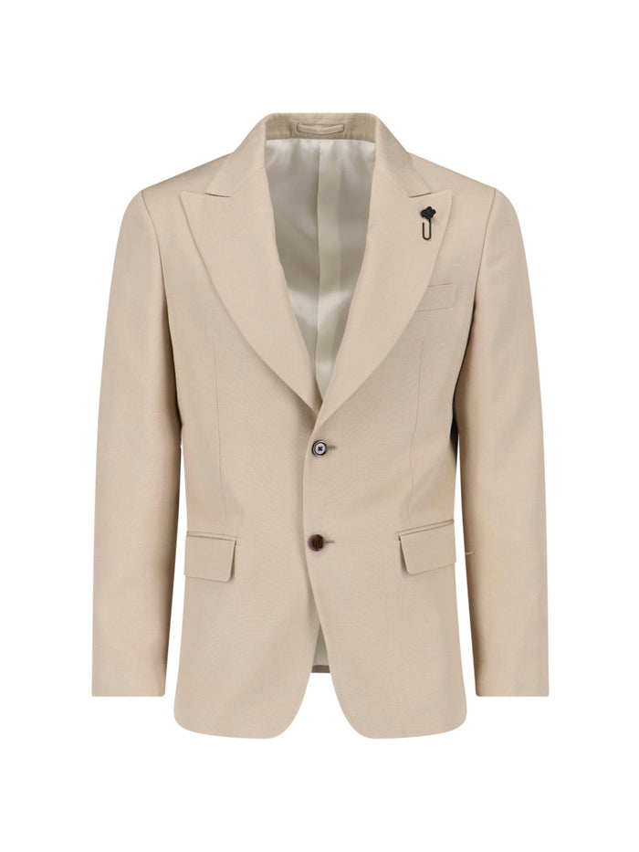 Lardini Jackets Beige Viscose