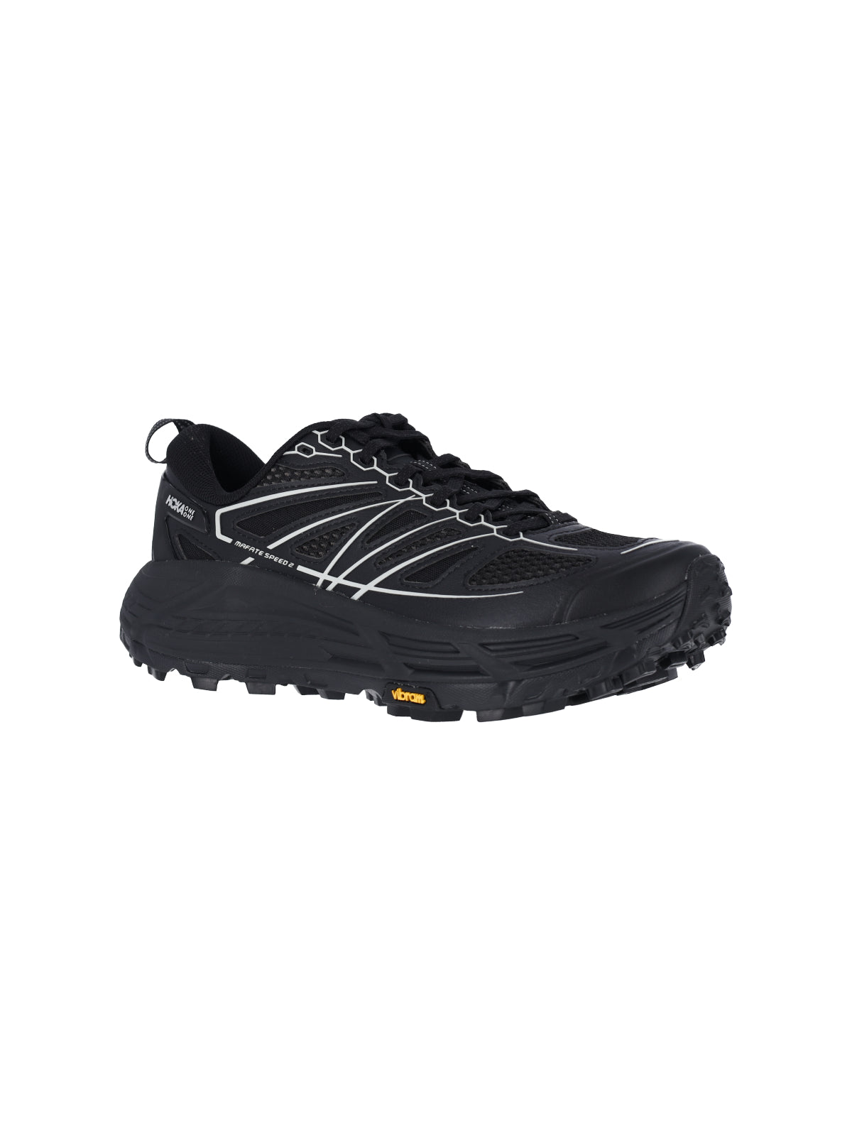 HOKA Sneakers Black Leather