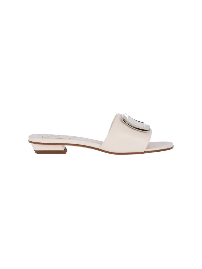 Roger Vivier Sandals White Outer: Lamb Leather