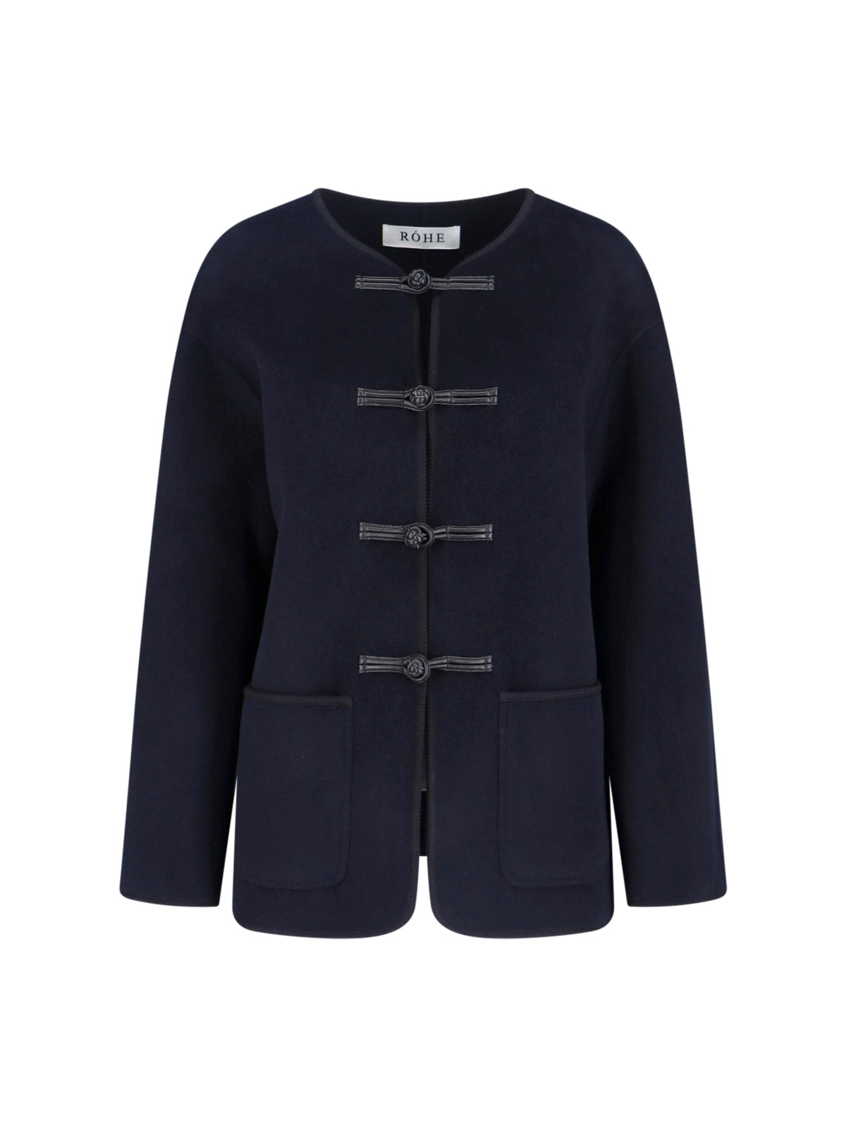 ROHE Jackets Blue Wool