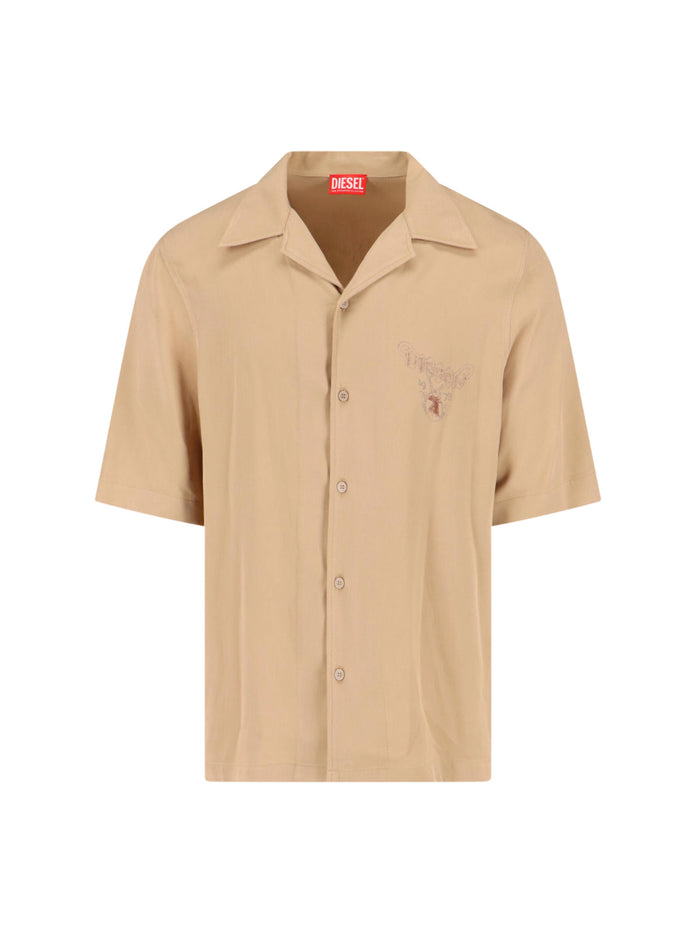Diesel Shirts Beige Viscose