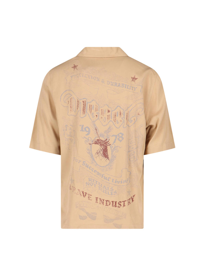 Diesel Shirts Beige Viscose