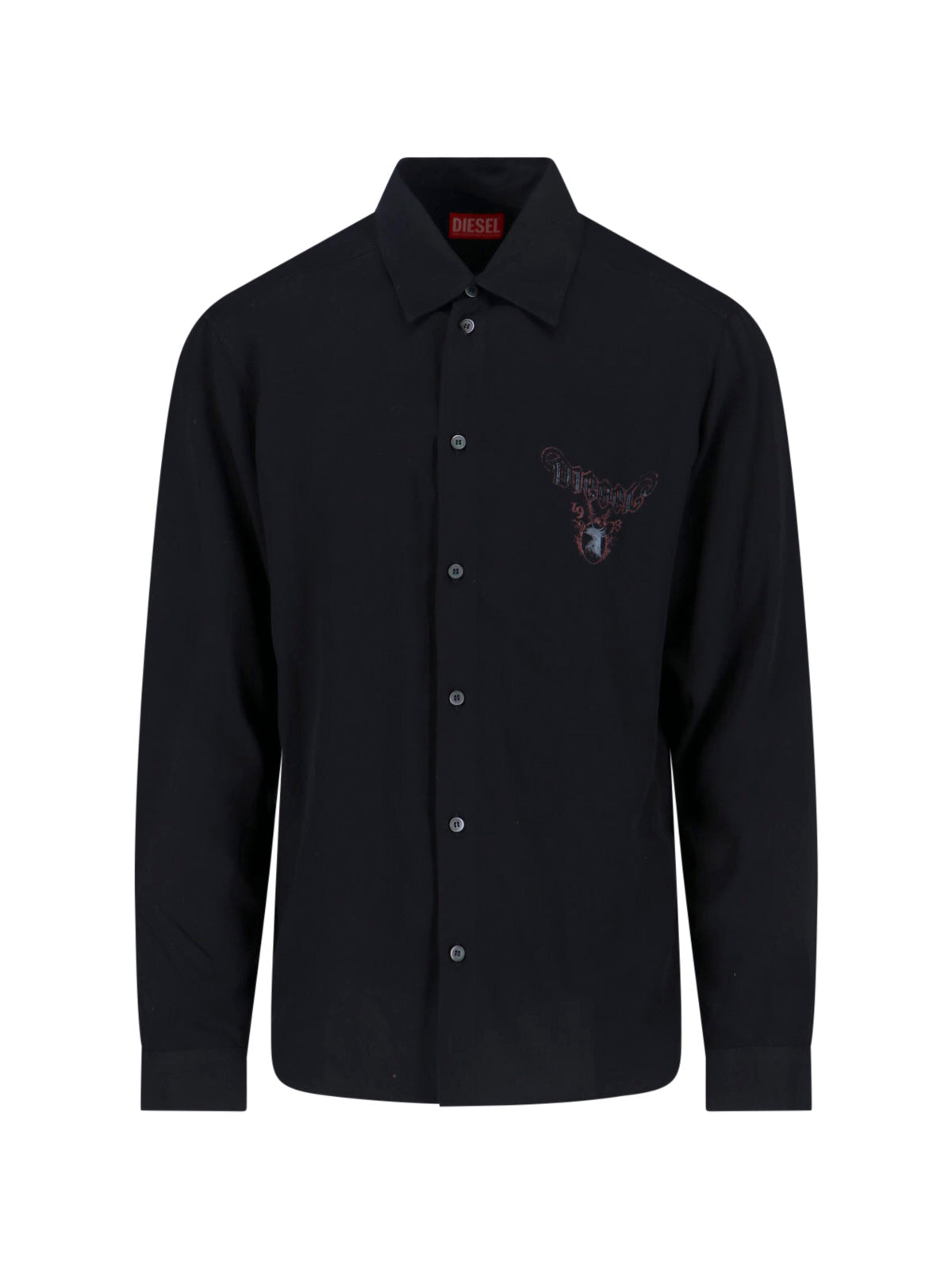 Diesel Shirts Black Viscose