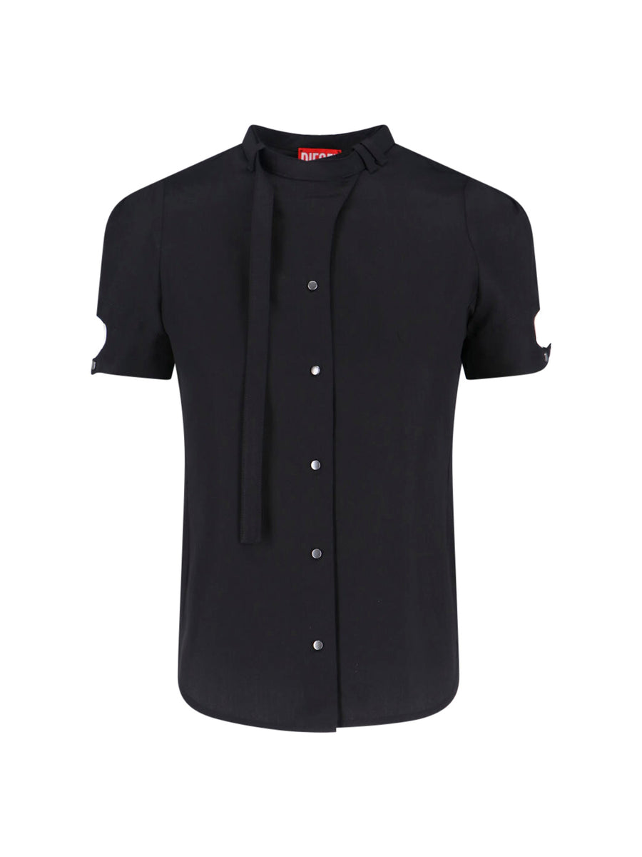 Diesel 100% lyocell shirt in black