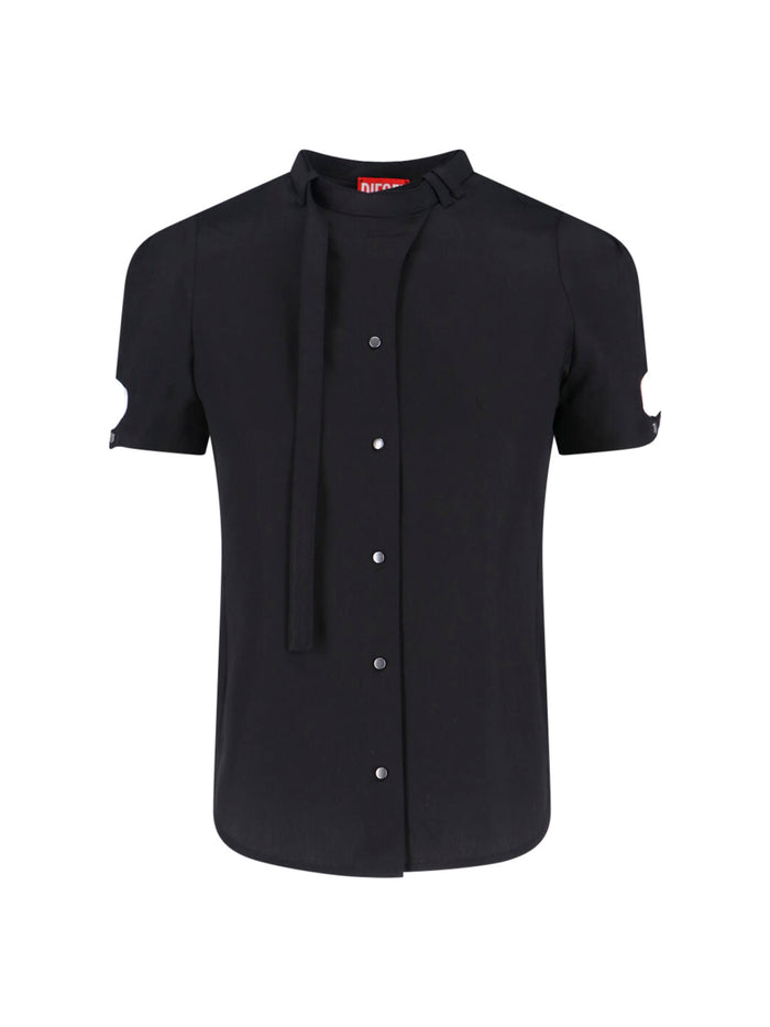 Diesel Shirts Black Lyocell