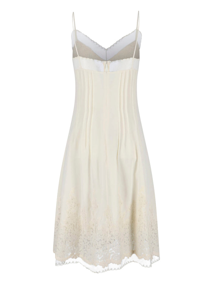 Ermanno Scervino Dresses White Silk