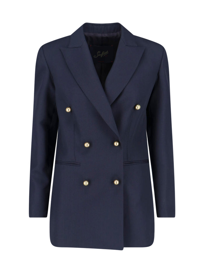 Seafarer Jackets Blue Virgin Wool