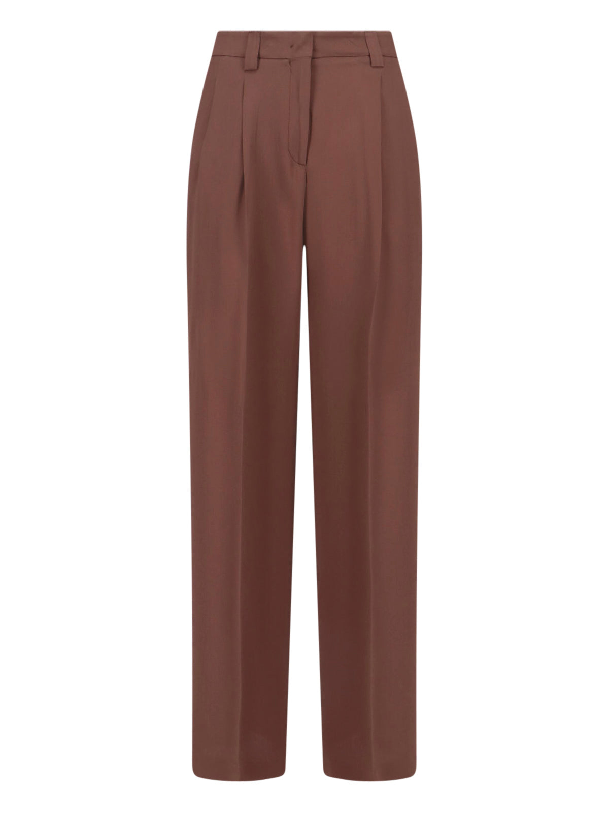 Incotex Trousers Brown Acetate