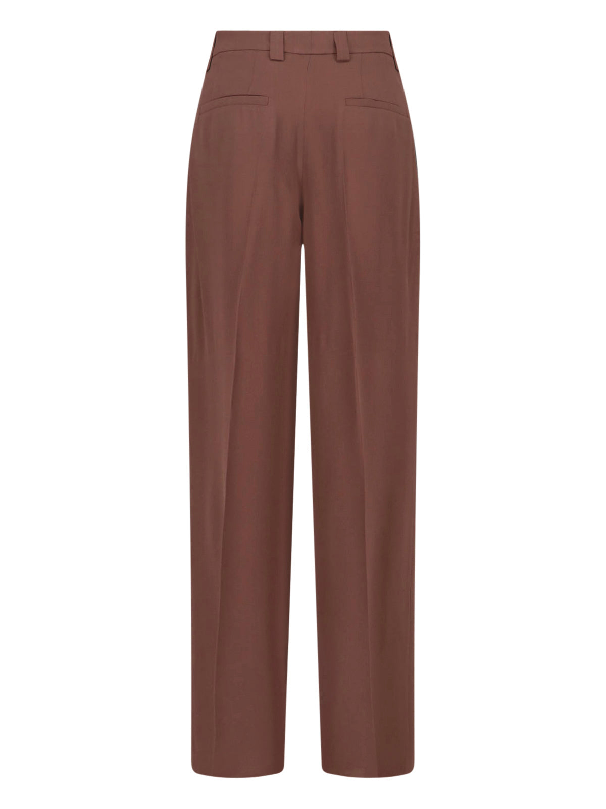Incotex Trousers Brown Acetate