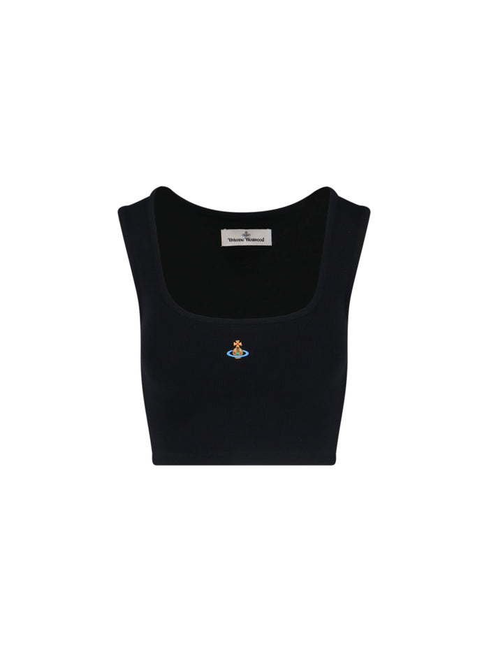 Vivienne Westwood Top Black Cotton