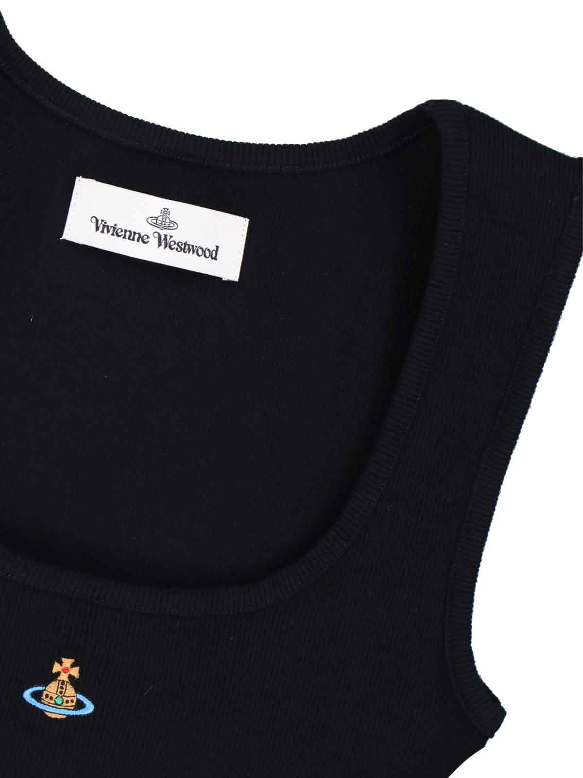 Vivienne Westwood Top Black Cotton
