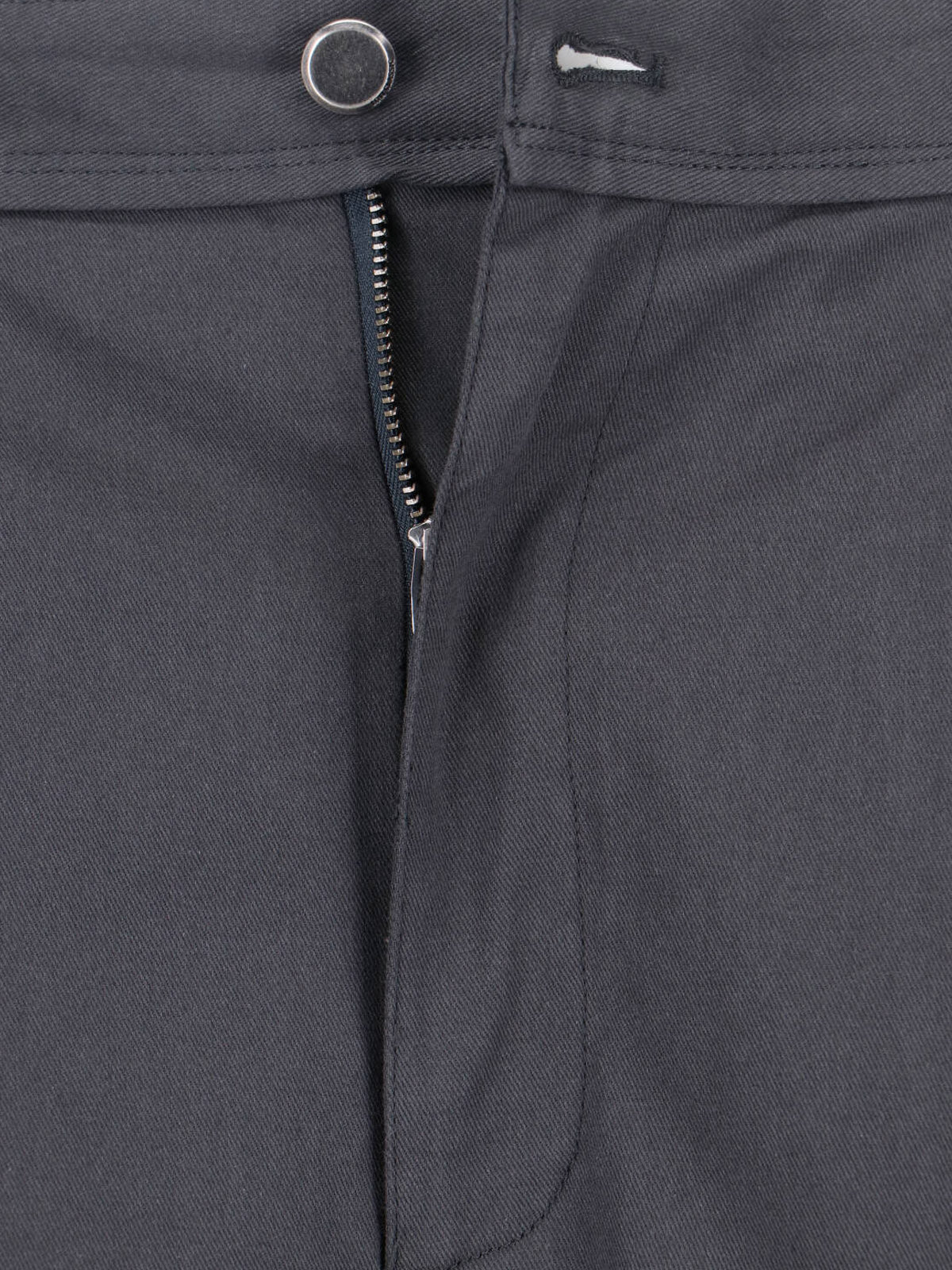 Low Classic Trousers Grey Cotton