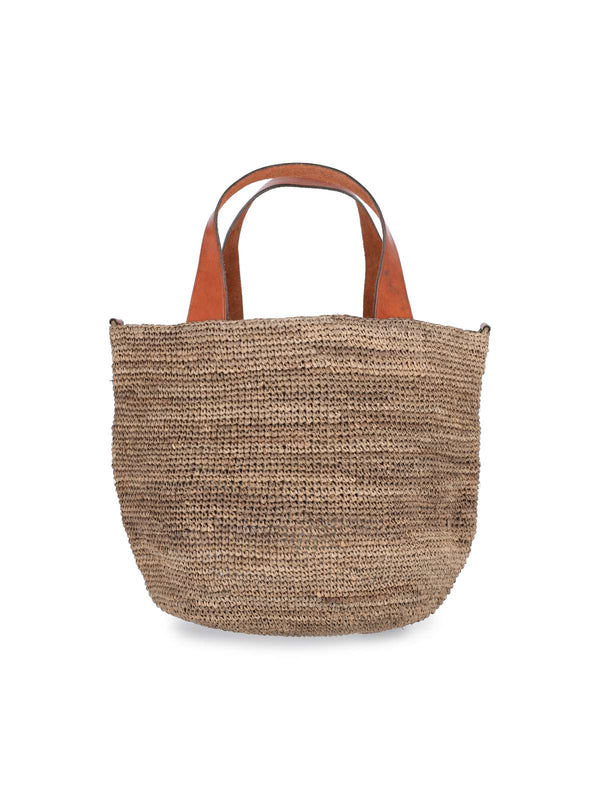 Ibeliv 100% Raphia tote bag in beige