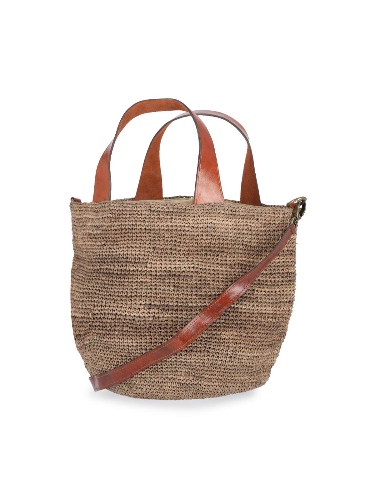 IBELIV Bags Brown Raphia