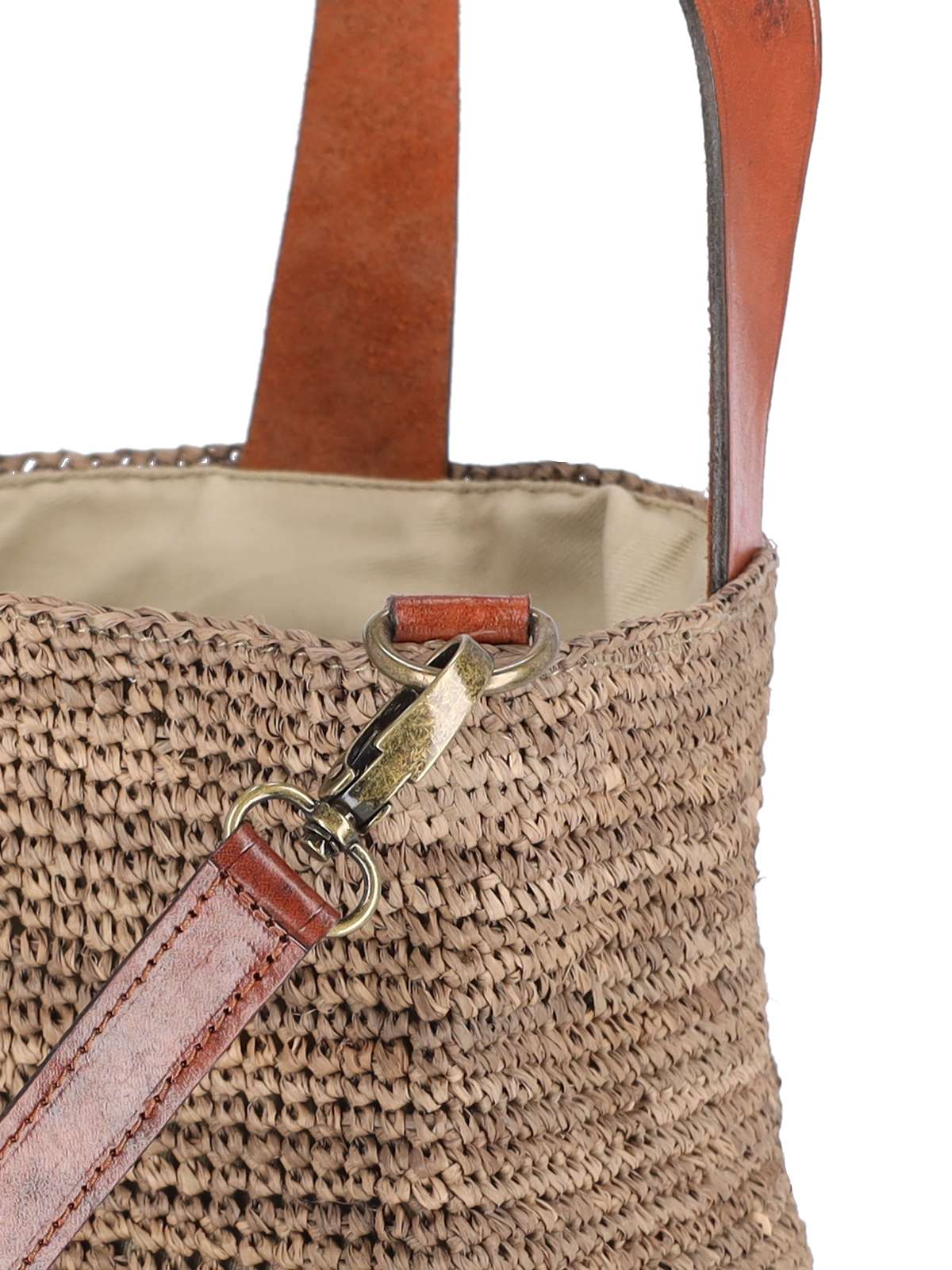 IBELIV Bags Brown Raphia