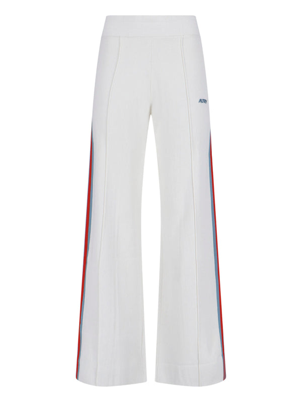 Autry 65% Viscose trousers in white