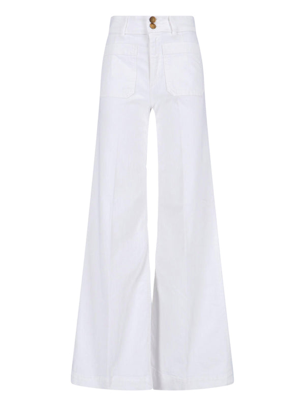 Seafarer 98% cotton jeans in white