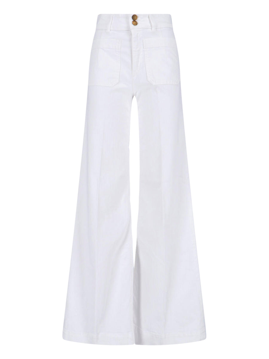 Seafarer 98% cotton jeans in white