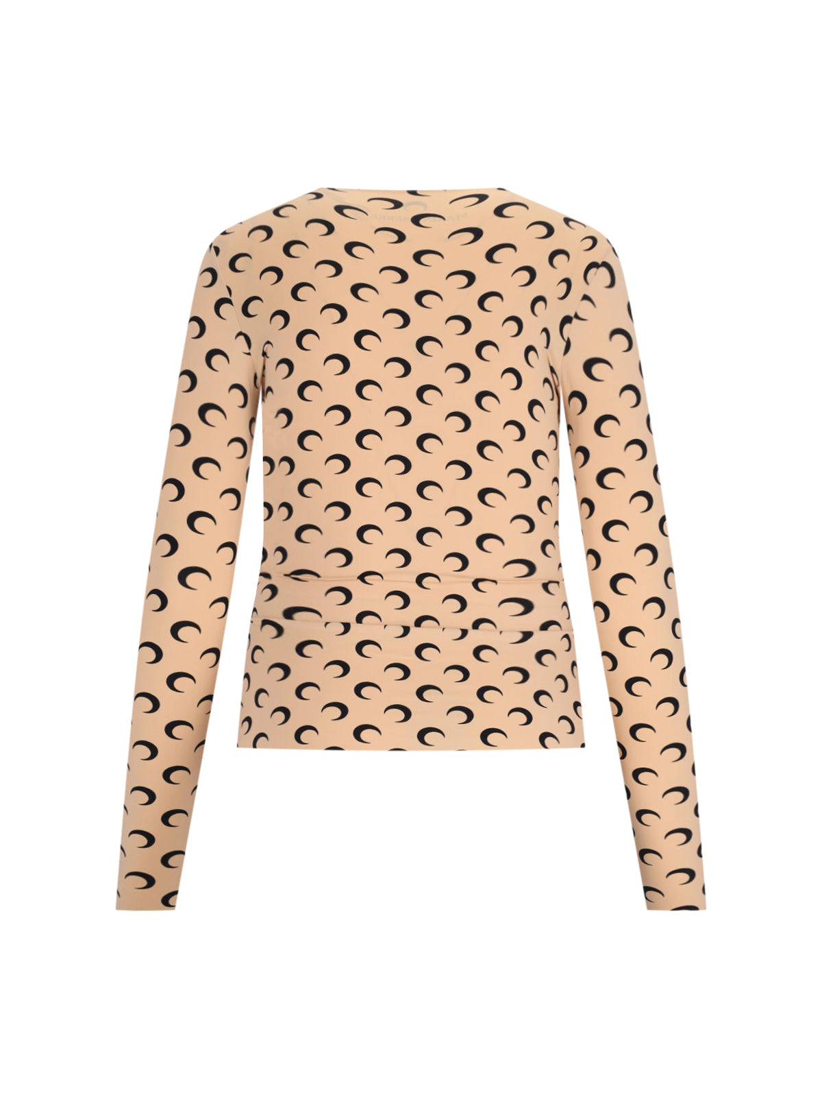 MARINE SERRE Top Beige Polyamide