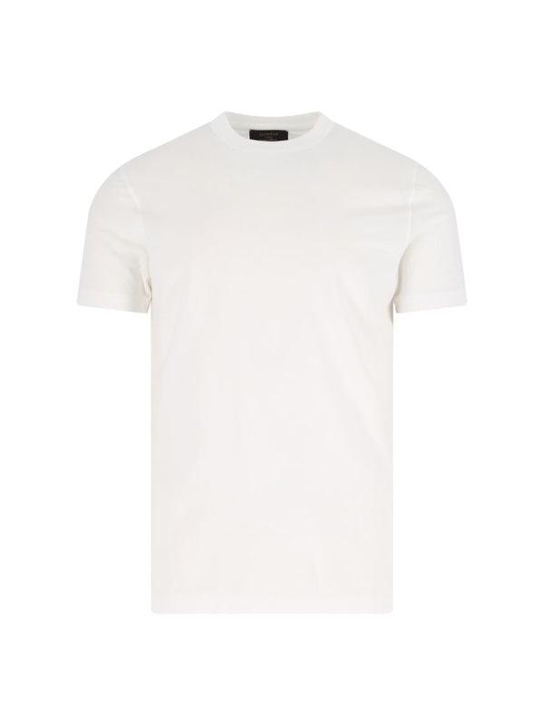 Zanone 100% Cotton t-shirt in white