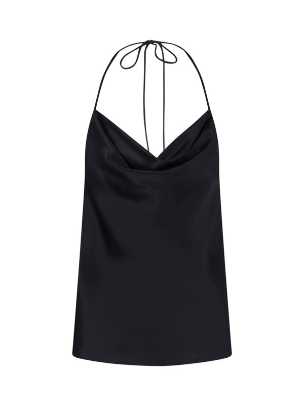 Valentino 100% silk blouse in black