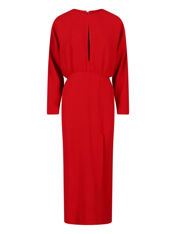 Valentino Dresses Red Silk