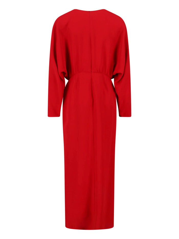 Valentino Dresses Red Silk