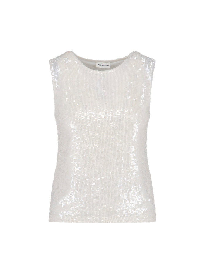 Parosh Top White Polyamide