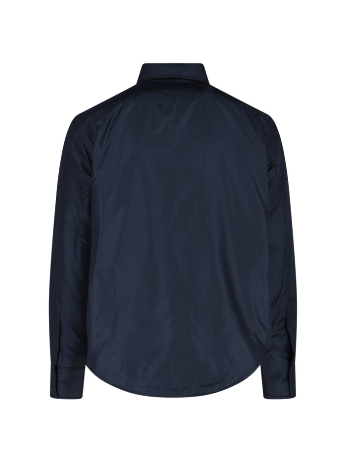 Aspesi Shirts Blue Polyamide
