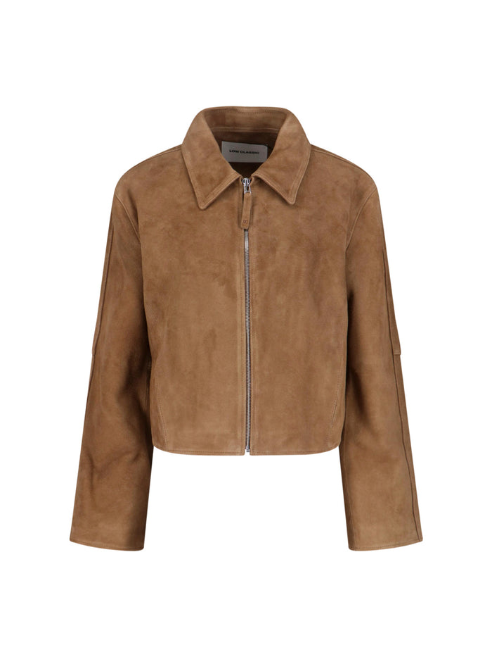 Low Classic Jackets Brown Goat Leather