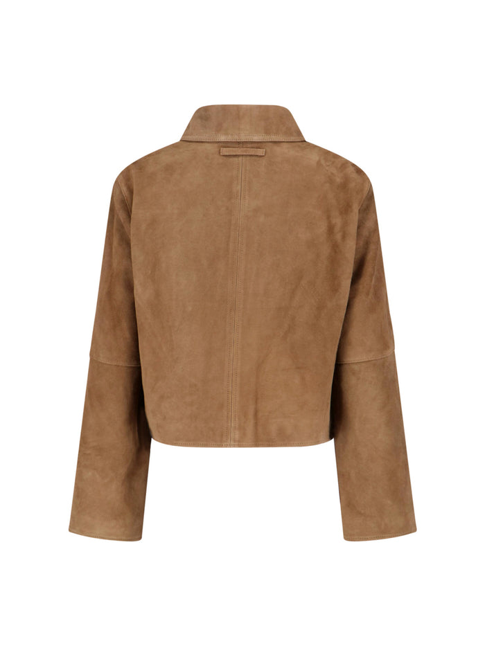 Low Classic Jackets Brown Goat Leather