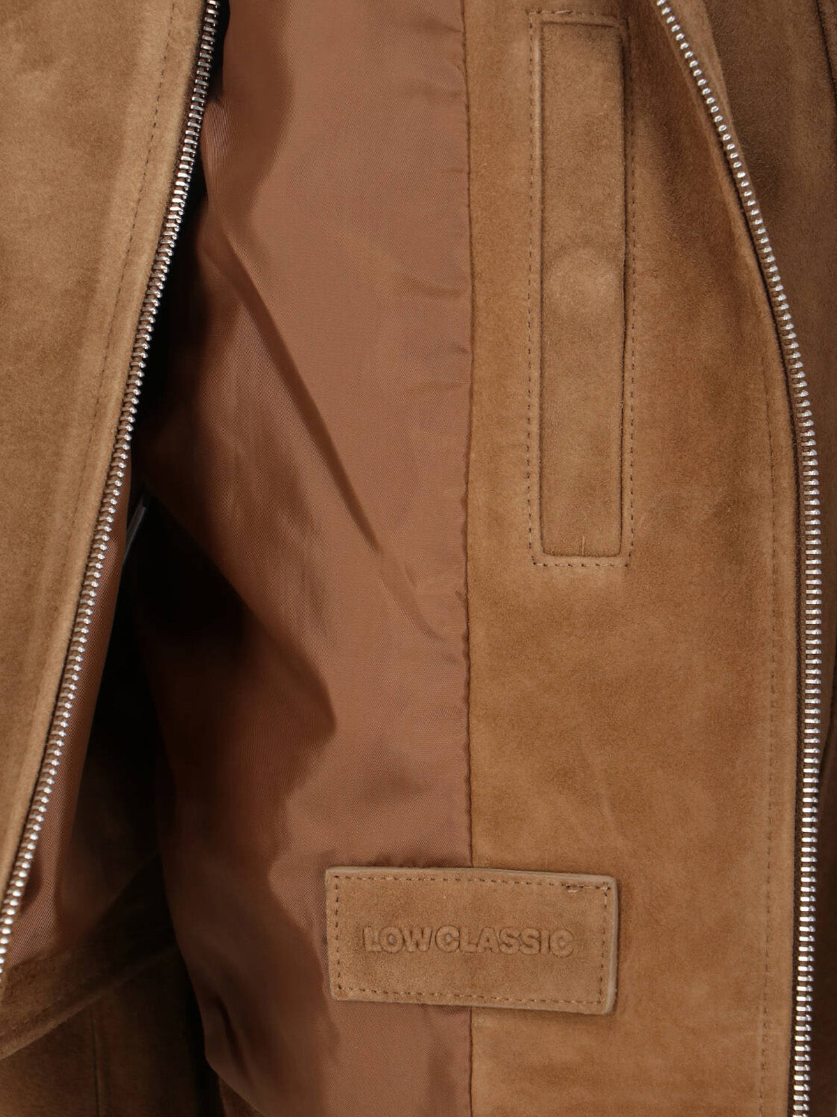 Low Classic Jackets Brown Goat Leather