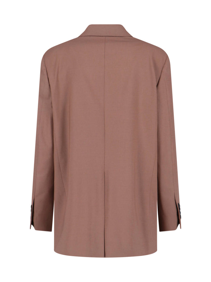 Lardini Jackets Brown Virgin Wool