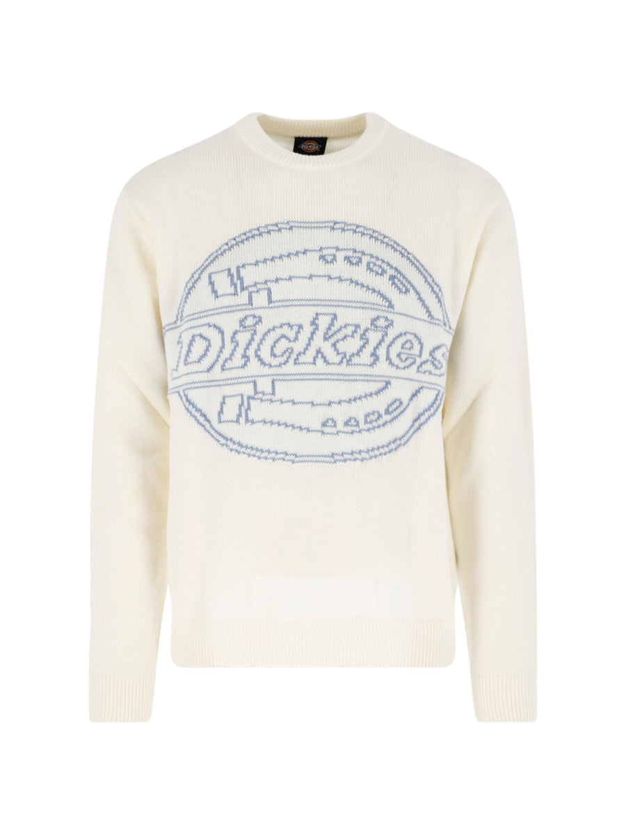 Dickies 100% acrylic sweater in white