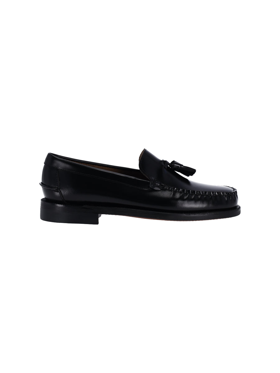 Sebago 100% leather loafer in black