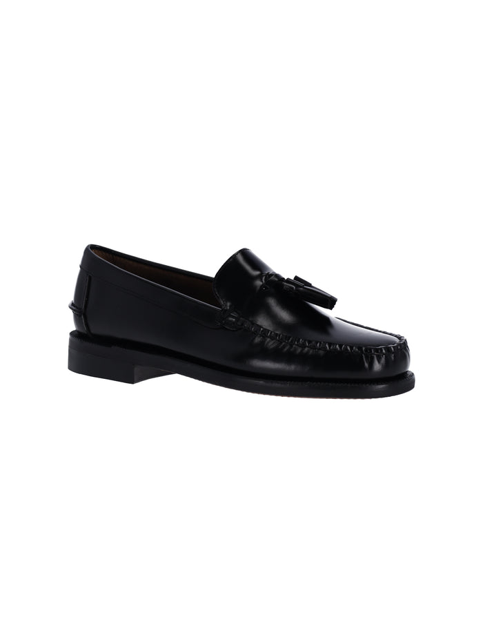Sebago Flat shoes Black Leather