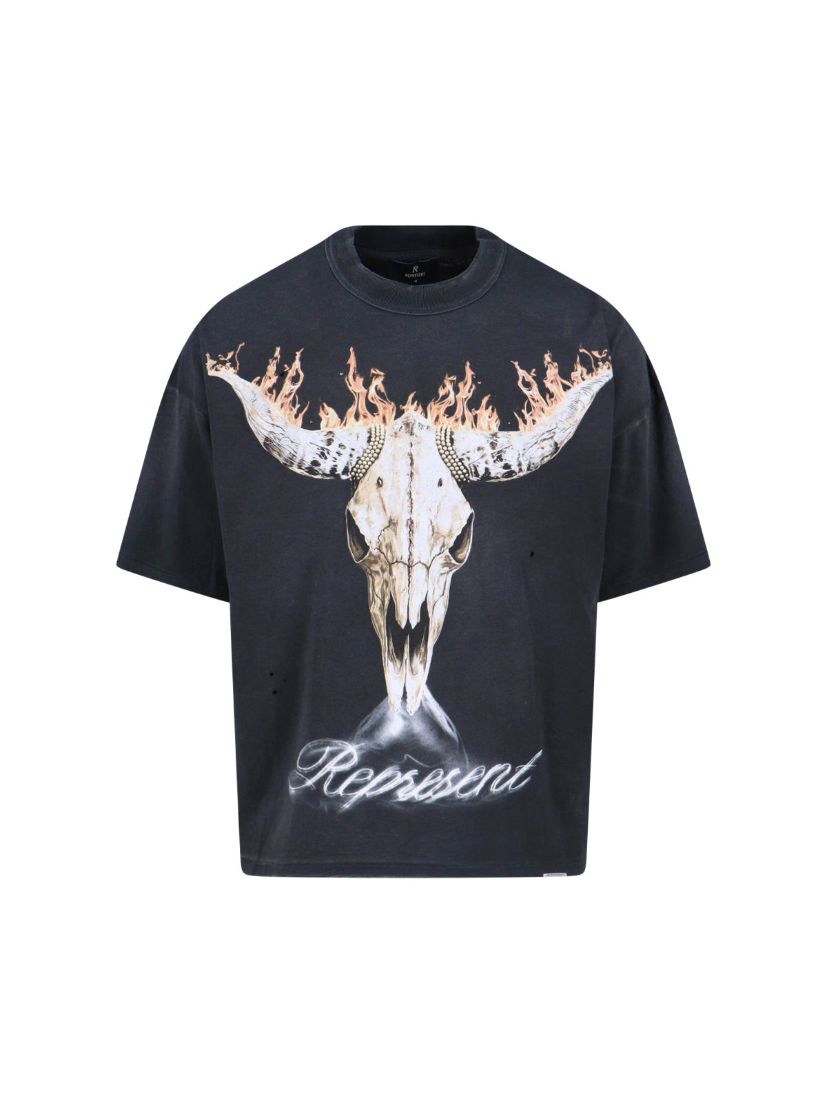 Represent T-shirts and Polos Black Cotton